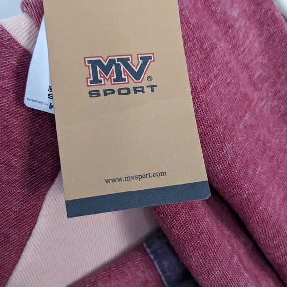 MV Sport Angel Fleece Pink Hoodie - Picture 5 of 9